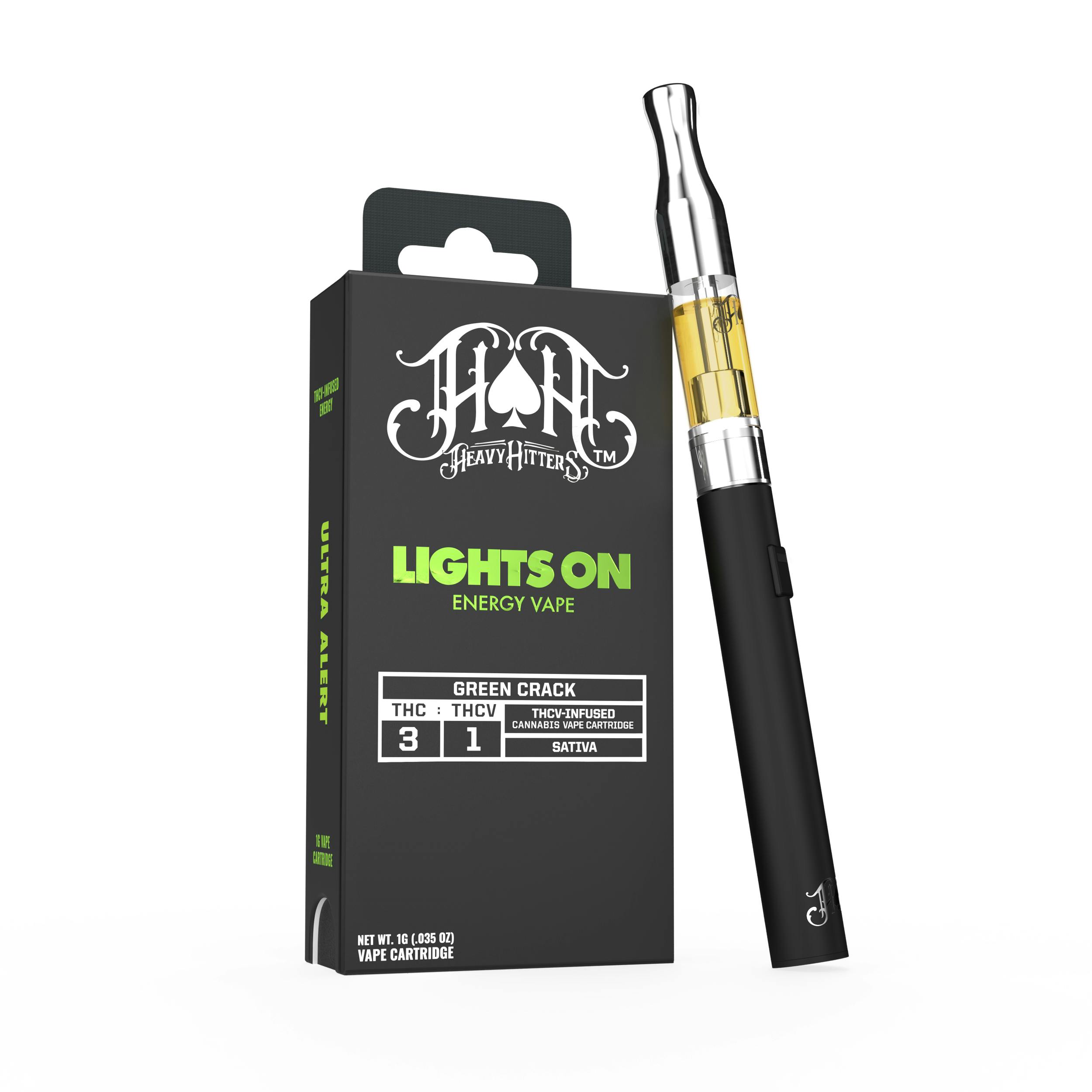 Heavy Hitters | THCV Green Crack | 510 Cart | 1g