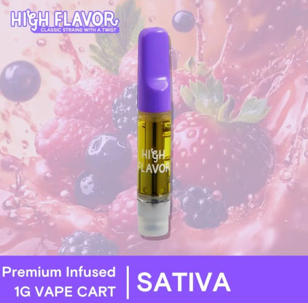 Product High Flavor - Berry Haze Vape Cartridge (1g)