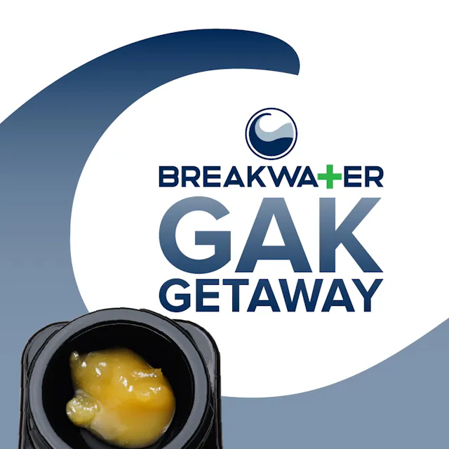 Breakwater Live Hash Rosin Jam GAK Getaway 1g (hybrid)