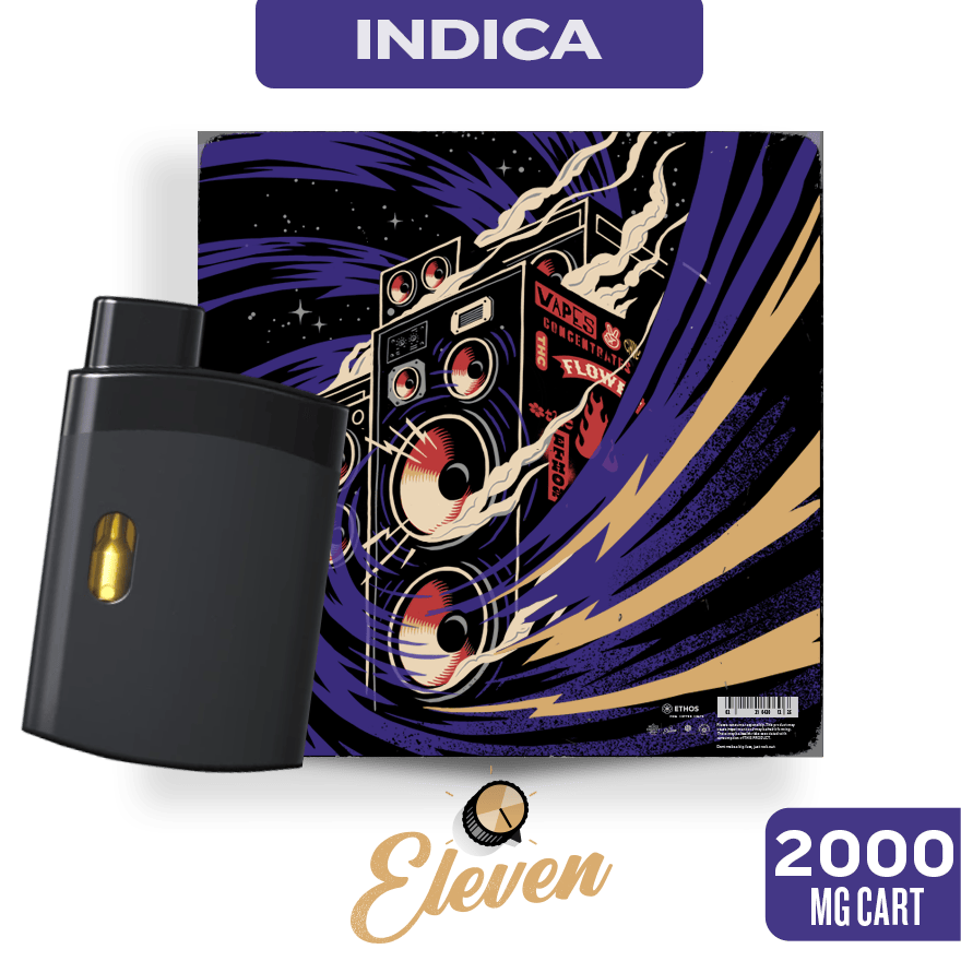 Eleven Hippie Crasher All In One Vape Pen 2000mg • Ethos Cannabis