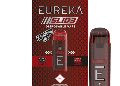 Eureka ‘ Slide Classic ‘ | Mango Haze x Triple Diesel 3 in 1 Disposable | 3g-1