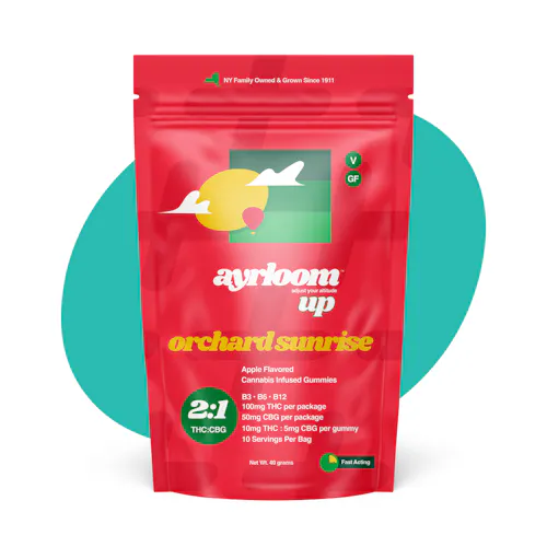 Ayrloom Cranberry Apple ‘Orchard Sunrise’ | 2:1 | 10MG THC : 5MG CBG 10 Pack-1