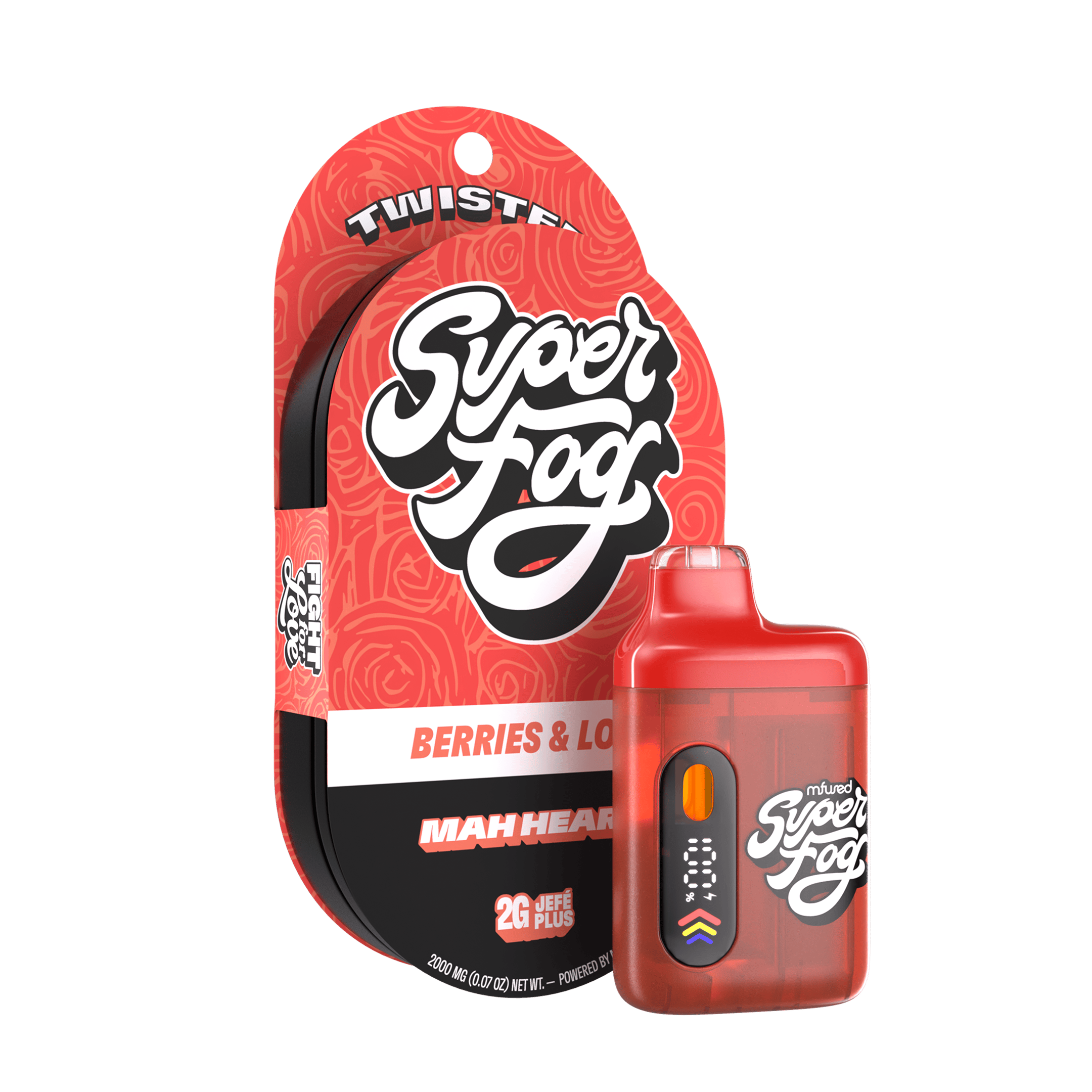 Product Disposable Super Fog Twisted Jefe Plus | Mah Heart (H) Mfused