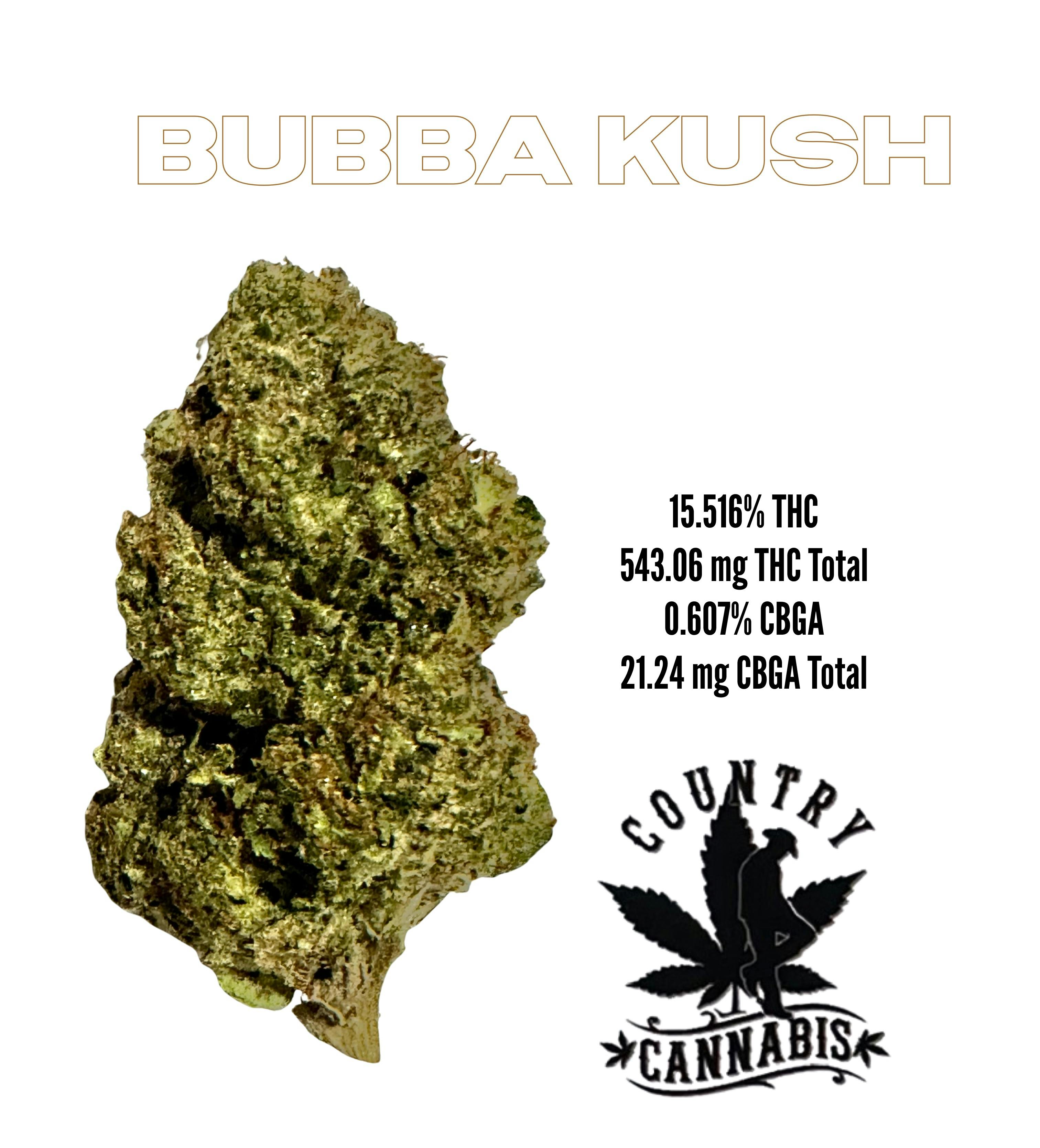 Country Cannabis | 3.5g Jar | Bubba Kush