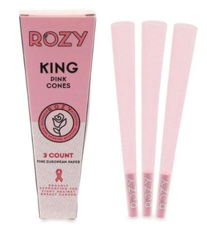 Rozy Pink Cones 3 pk - King Size-1