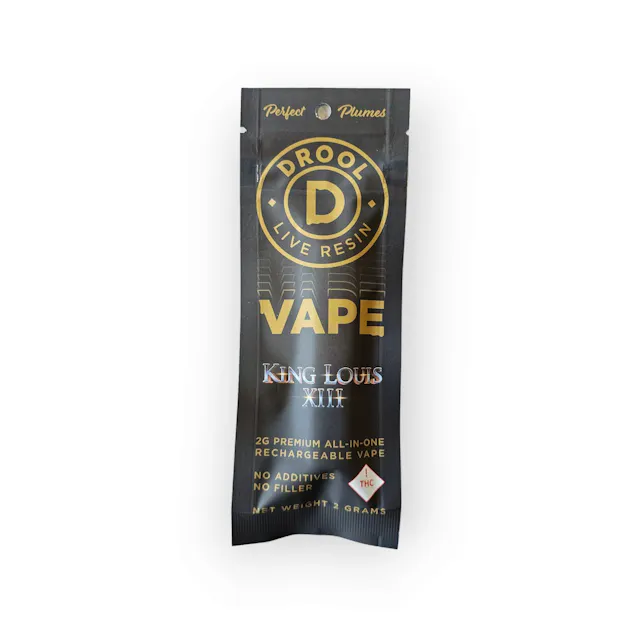 Drool Live Resin Disposable King Louis VIII 1g (indica)