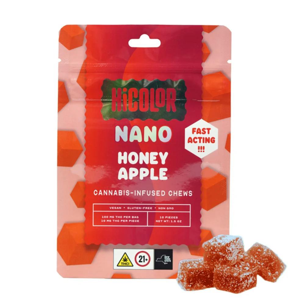 HiColor | Honey Apple | Nano Gummies | 100mg | 10ct