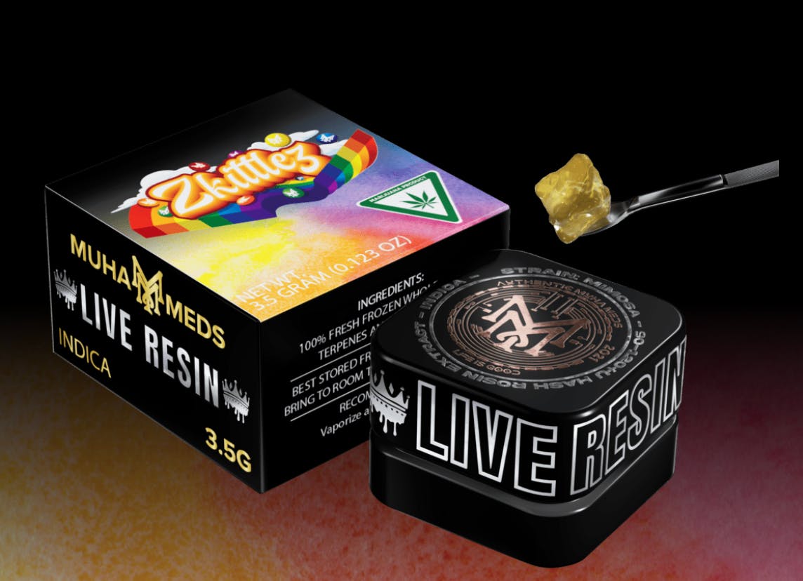 Muha Meds | 3.5G Live Resin - Zkittlez