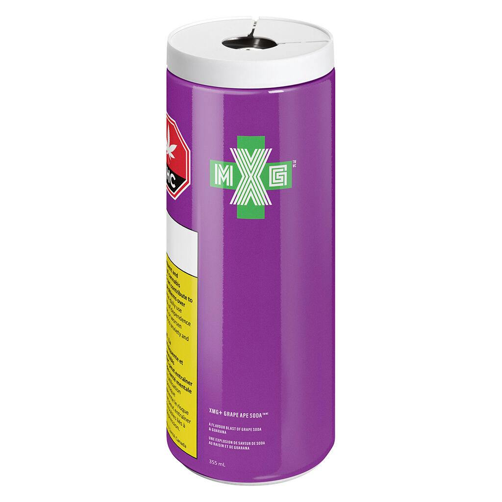 XMG+, GRAPE APE SODA, 355ml