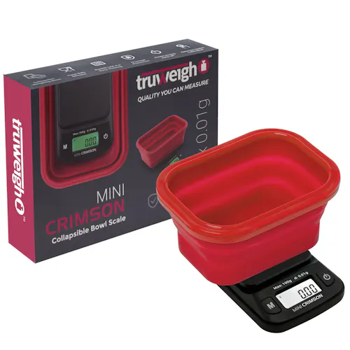 Crimson Collapsible Bowl Scale-active