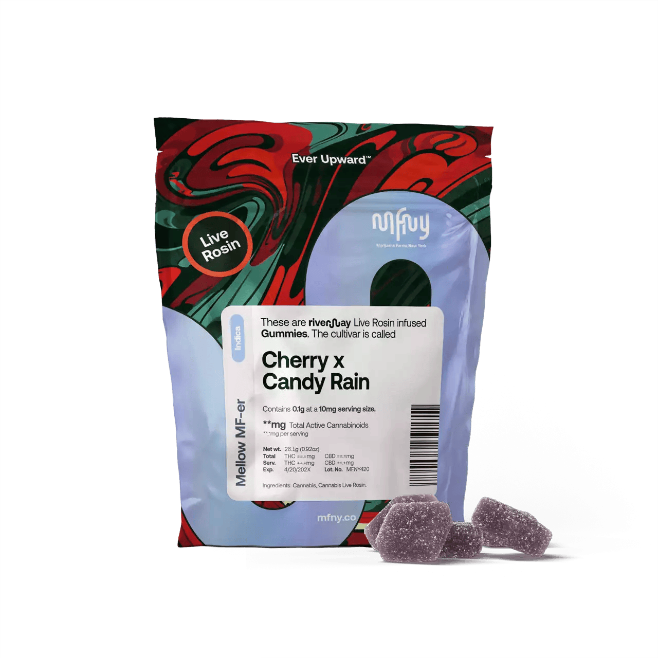 MFNY | Cherry X Candy Rain | Live Rosin | 100mg | 10ct