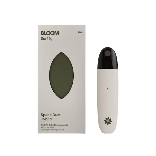 Bloom Disposable Live Surf Space Dust 1g (hybrid, live resin disposable)
