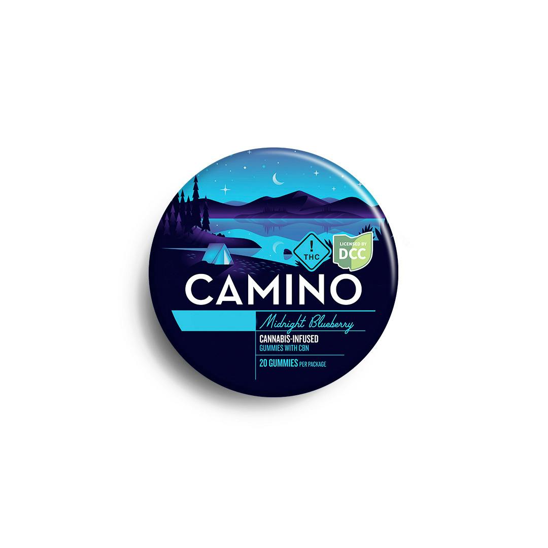 Camino 5 1 THC CBN Midnight Blueberry - Gummies 20pk