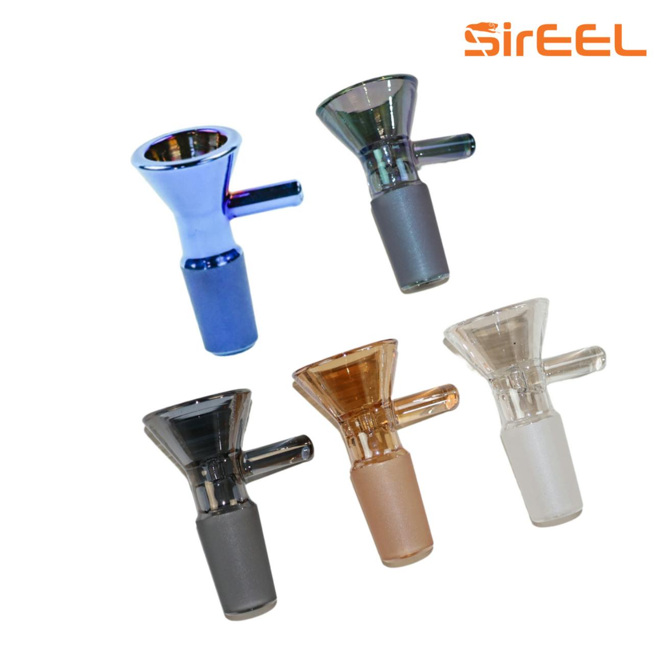 SirEEL Iridized Martini Flower Bowl With Handle 14mm