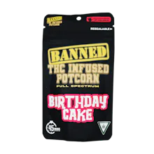 Banned - 200mg Potcorn - Birthday Cake