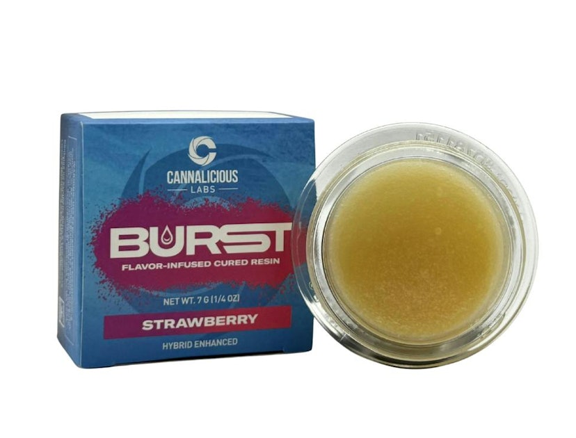 Cannalicious - Burst Flavor Infused Jar - Strawberry Cured Resin