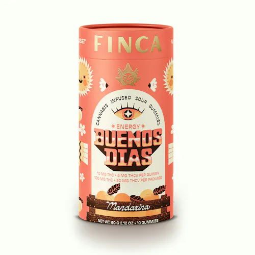 Buenos Das Mandarina Energy Gummies-active