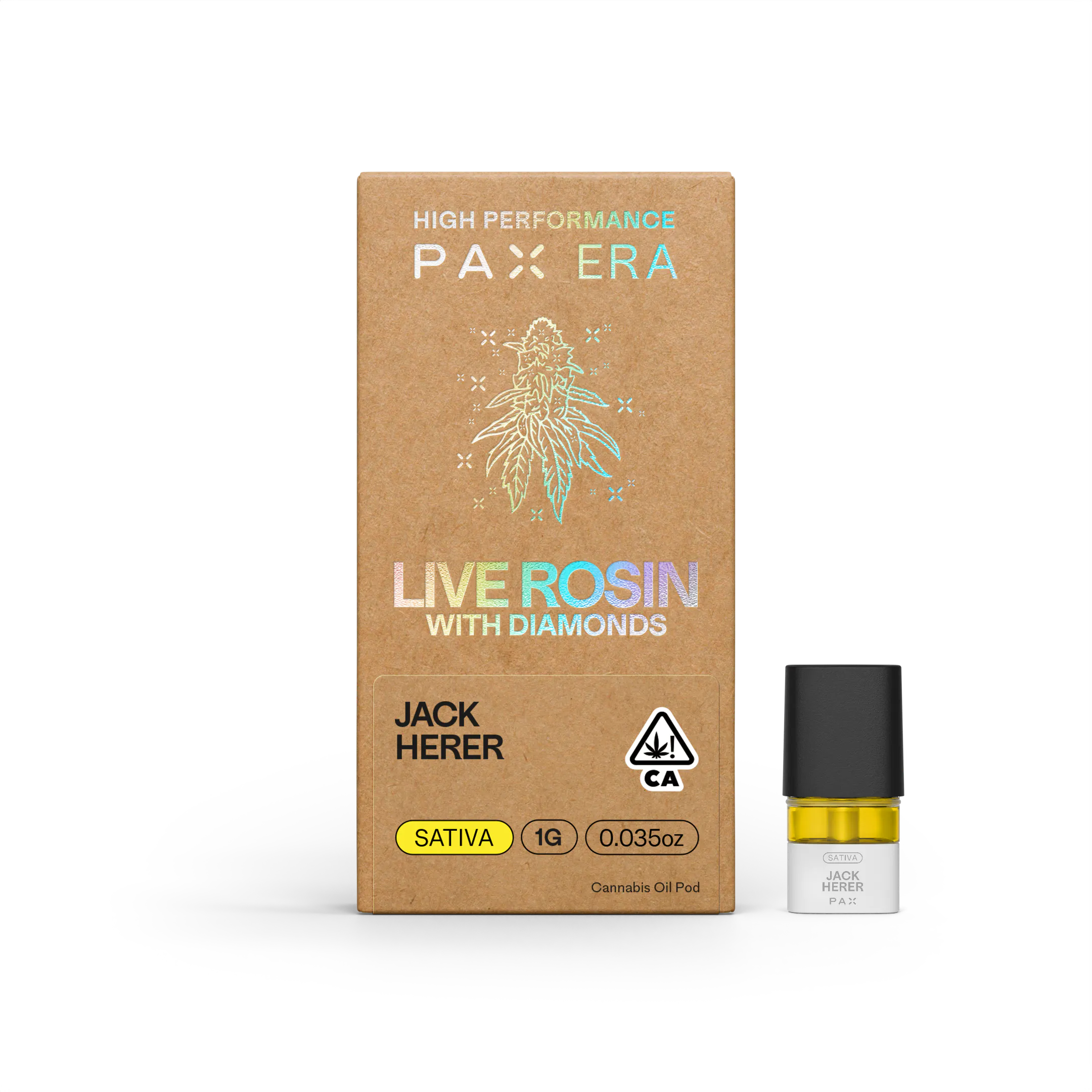 Live Rosin with Diamonds | Jack Herer 1g | Pod | Harborside (Oakland)
