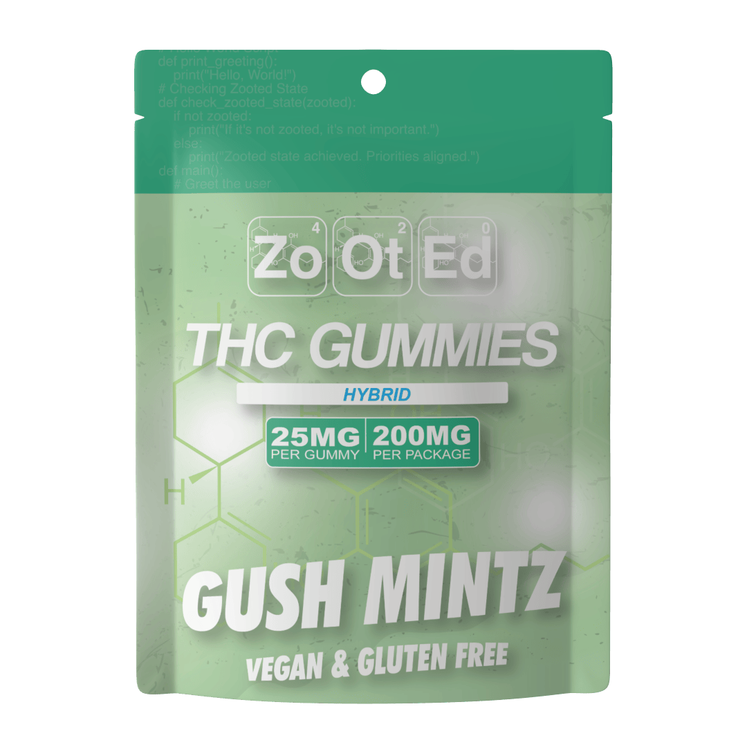 ZOOTED ZOOTED | GUSH MINTS | GUMMIES | 200MG — EDIBLES