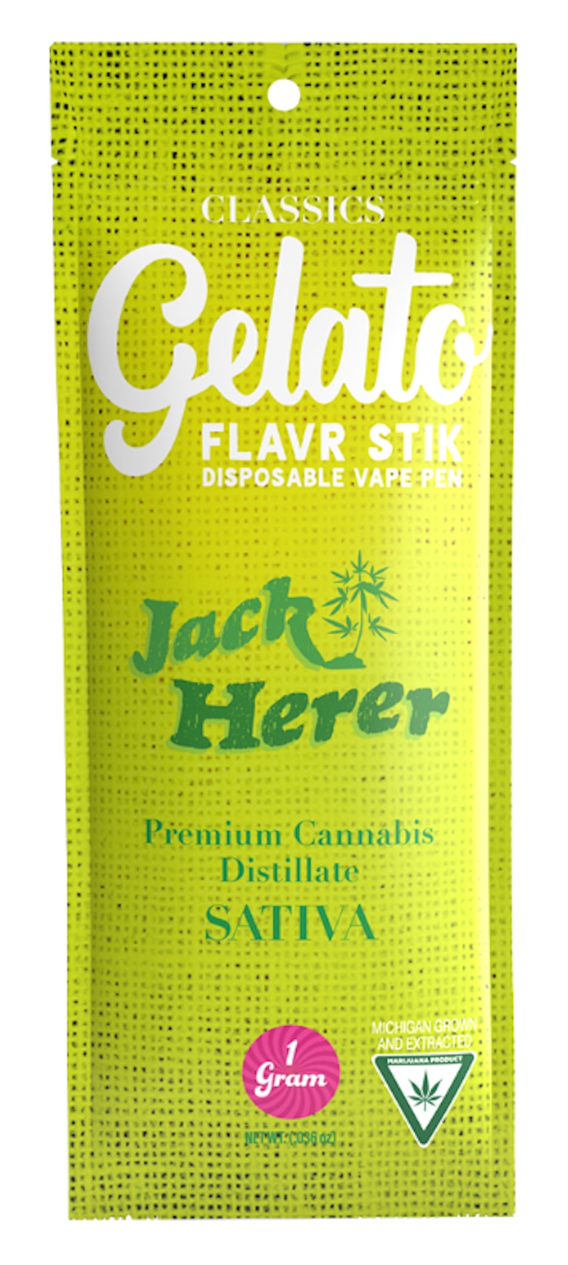 Gelato | Disposable Vape - Jack Herer - 1g