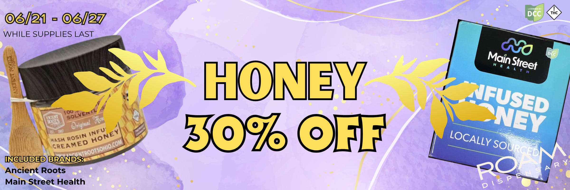 30% off honey main street health ancient roots