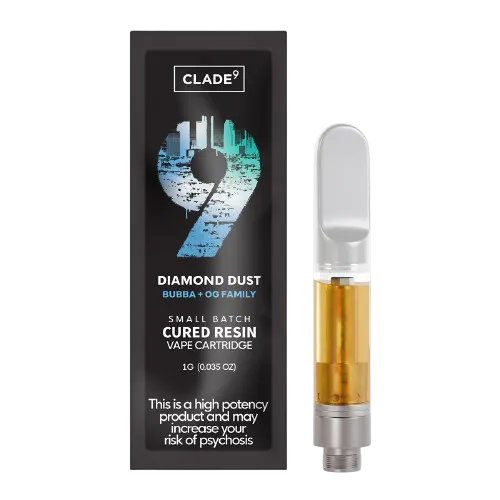 Clade9 | Diamond Dust | Cured Resin Cart | 1g-active