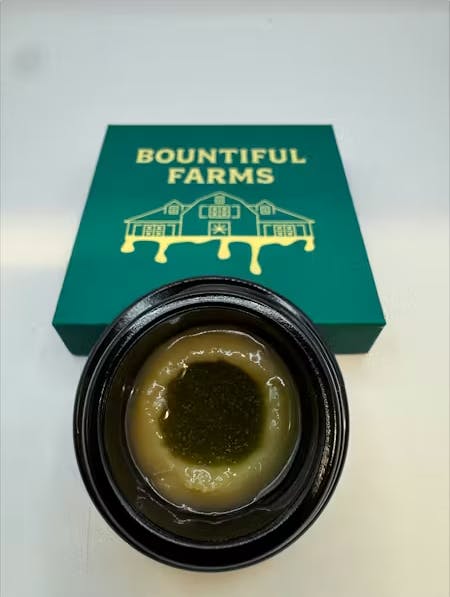 Product: Bountiful Farms | Purple Lambo CC + Purple Mercury Jam | Premium Live Hash Rosin - 2g