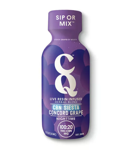 CQ/Cannabis Quencher - Concord Grape Siesta - Indica - LLR Shot