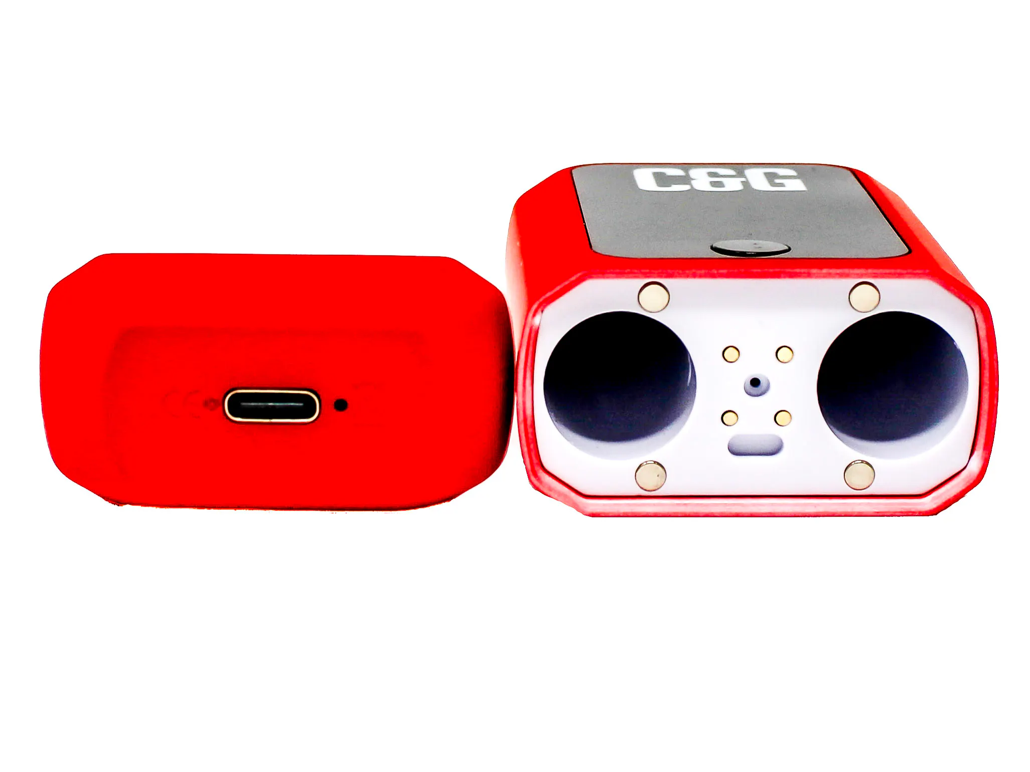 XYZ Branded Dual Cart Battery Red 95162354 | Cannabis and Glass