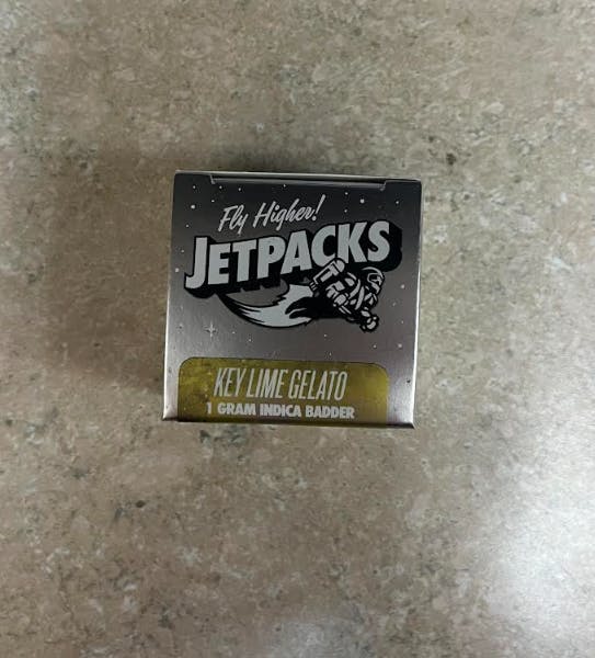 Key Lime Gelato Badder | Indica | Jetpacks