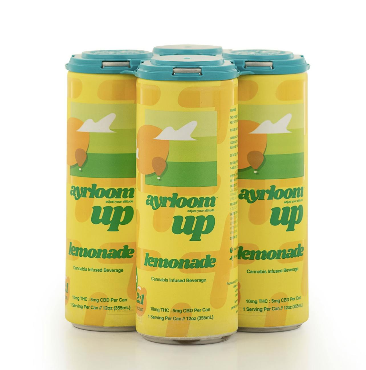 Ayrloom | Lemonade 12oz 4pack | 10mg