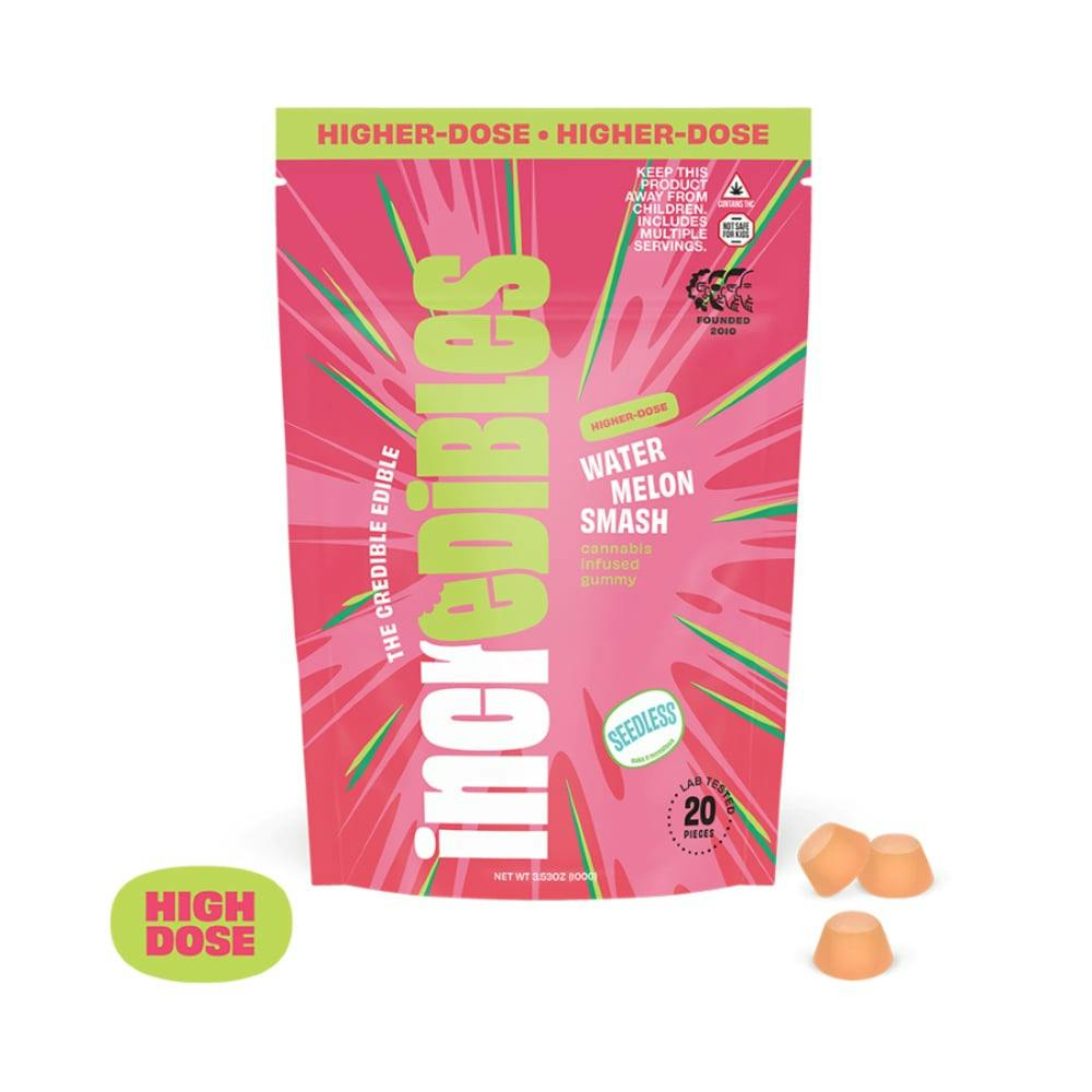 Image of High Dose Watermelon Smash - 20pk Gummies (500mg) product