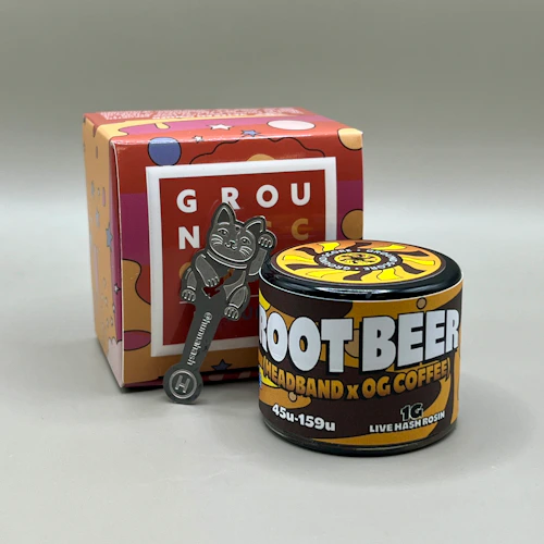 Hunna - 1g Live Hash Rosin Ground Score - Root Beer