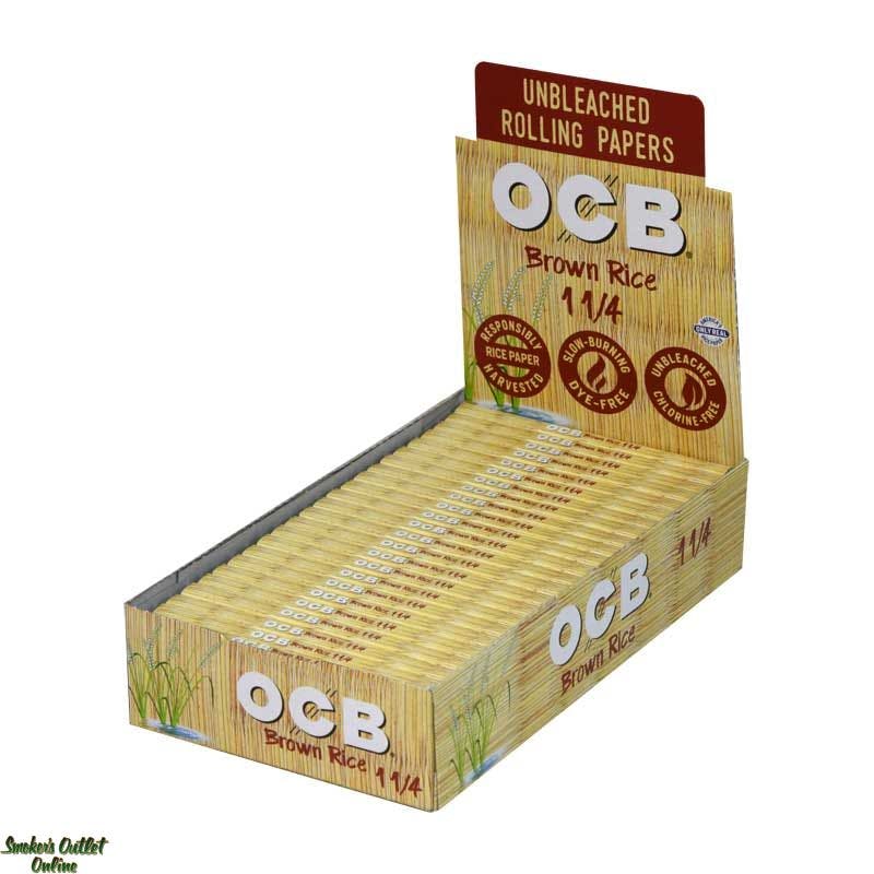 OCB Brown Rice 1 1/4 rolling papers