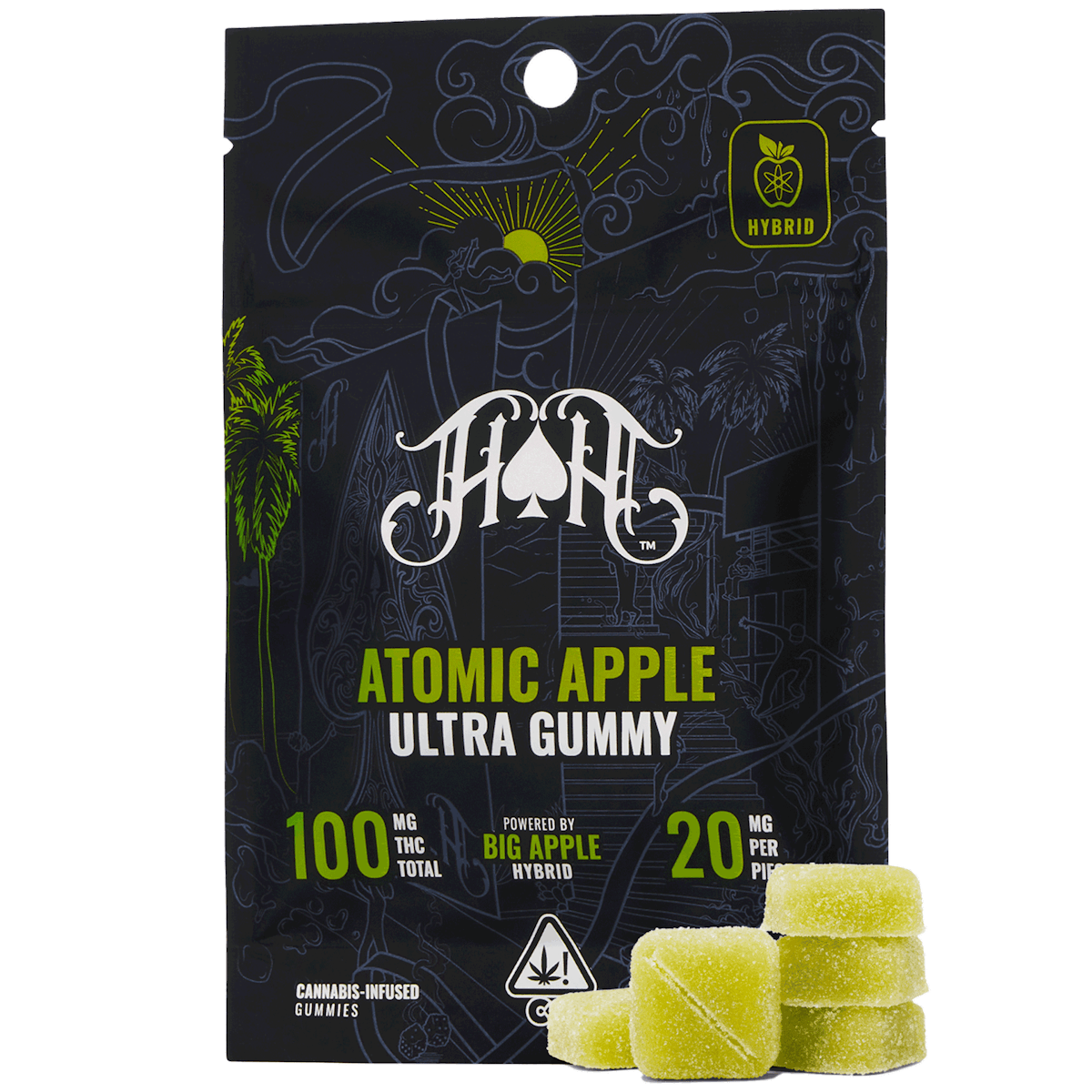 Image of Atomic Apple | 100mg “Ultra” Gumies (20mg/5ct)