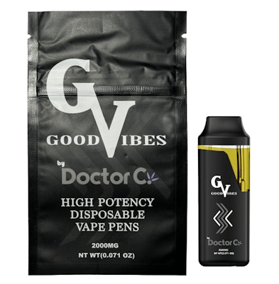 Product CNS Good Vibes Vape Disposable - White Runts 2g