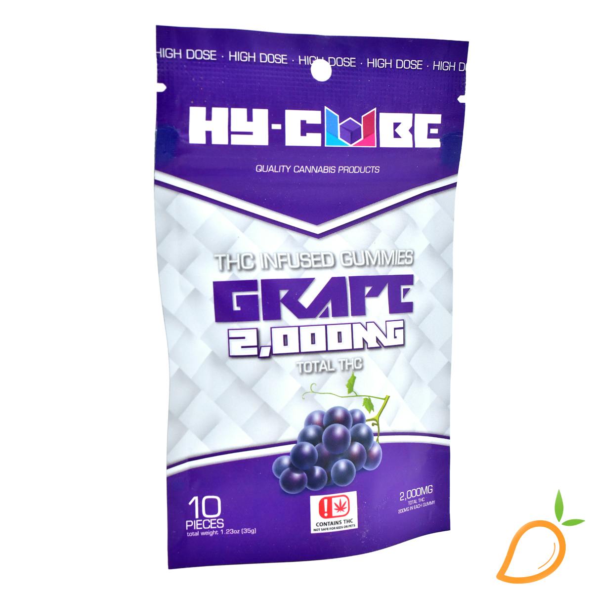 2000mg Grape Gummies Hy-Cube | Mango Cannabis NW Expressway