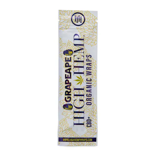 High Hemp Grape Ape Organic Wraps 2pk-active