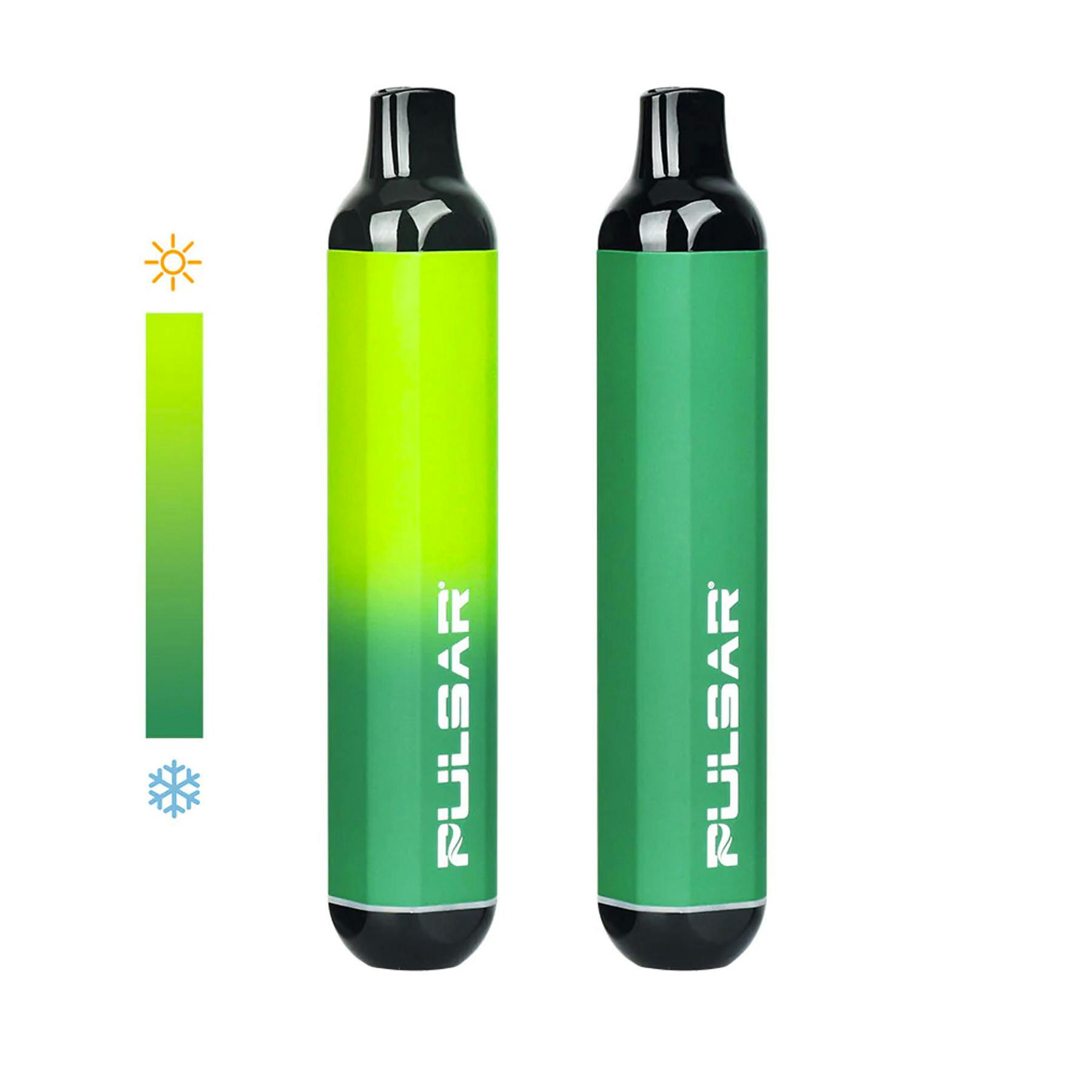 DL Thermal 510 Vape Battery - Green to Yellow