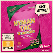 Hyman - 200mg Gummies - Watermelon Zourz (All Day)