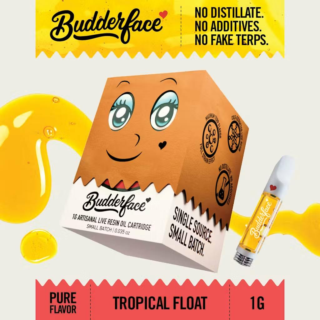 Budderface - 1g Live Resin Cart - Tropical Float