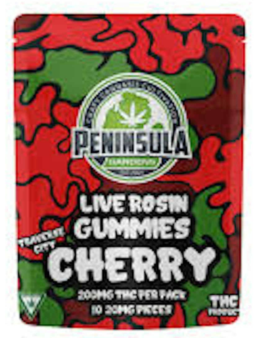 Peninsula Gardens | 200mg Rosin Gummies | Cherry