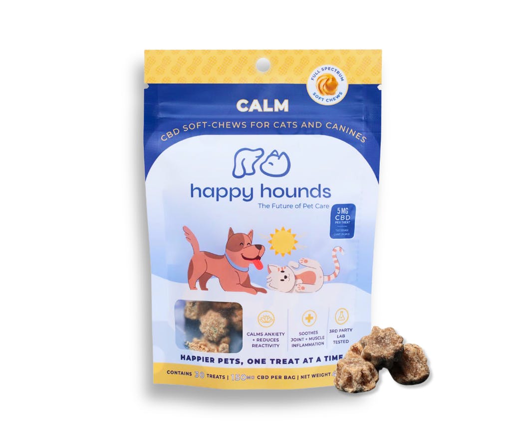Happy Hounds | Calm Peanut Butter Chews | 30ct