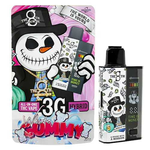The 8th By White Boy Rick White Gummy All-in-One Vape Rec - Exclusive  Cannabis Michigan