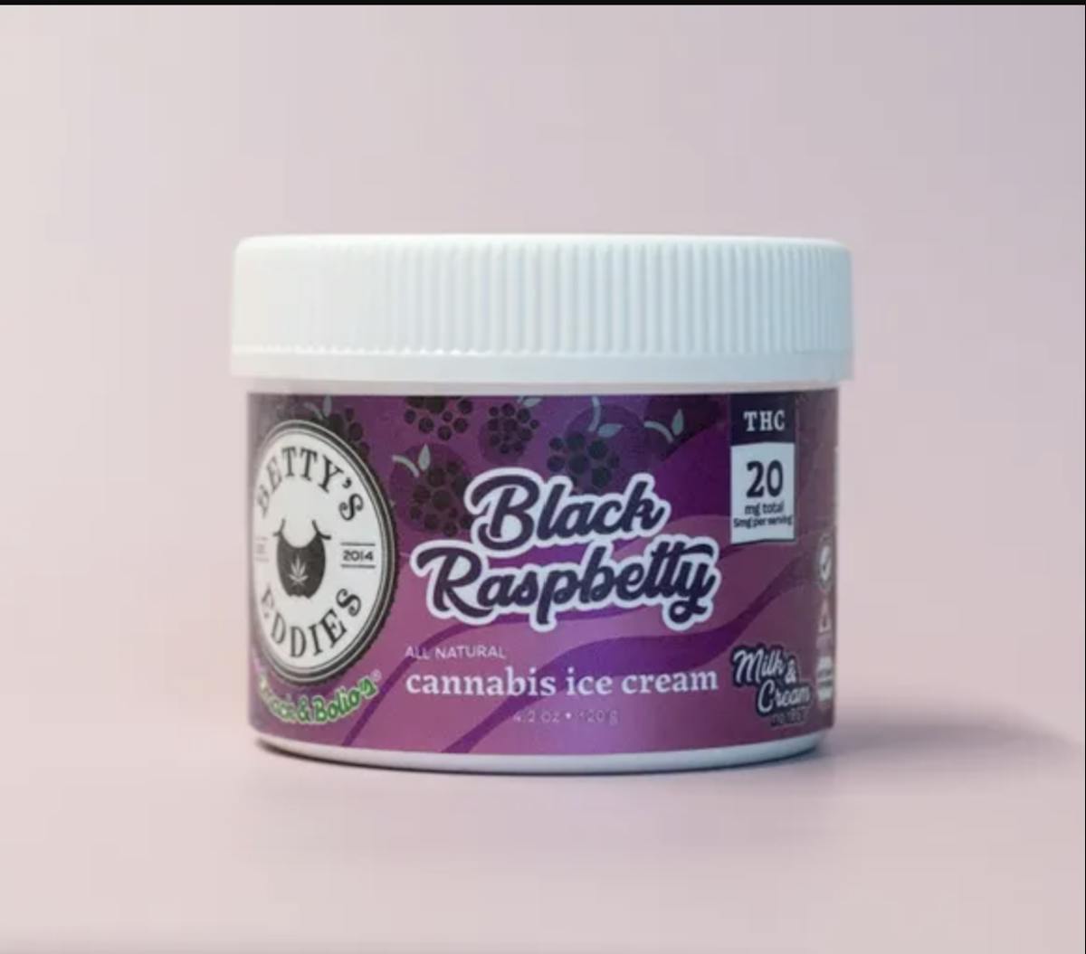 Photo of Betty’s Eddies | Black Raspbetty | Ice Cream | 20mg