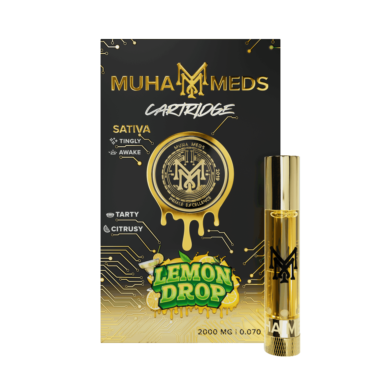 Muha Meds | Vape Cart - 2g - Lemon Drop