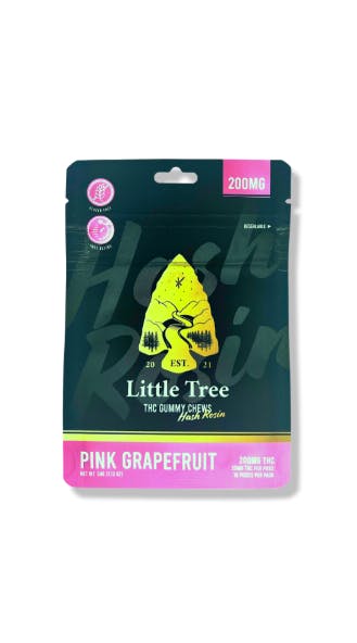 Product: Pink Grapefruit | 20mg x 10pk | Hash Rosin Infused | Little Tree
