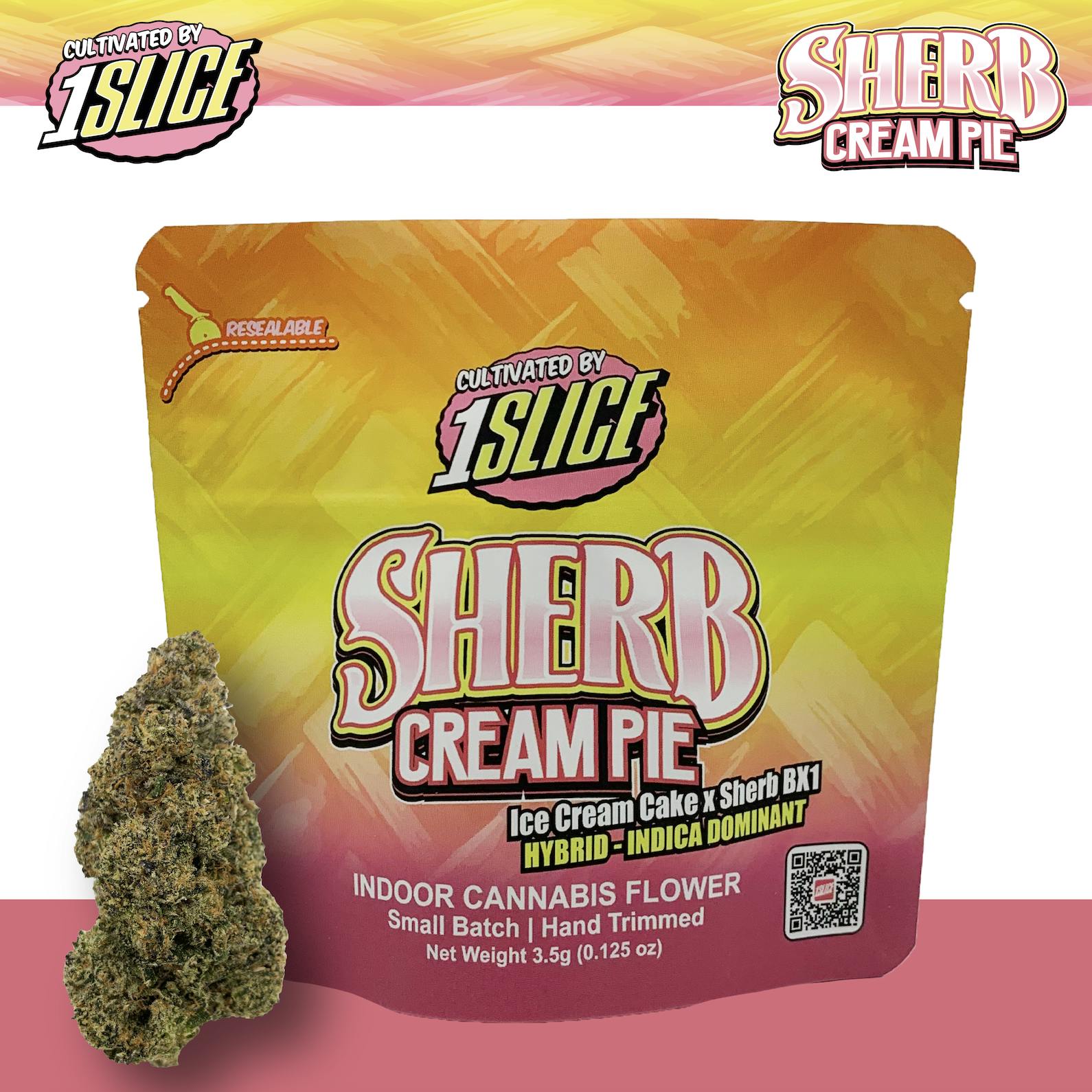 1Slice | 3.5g Flower | Sherb Cream Pie