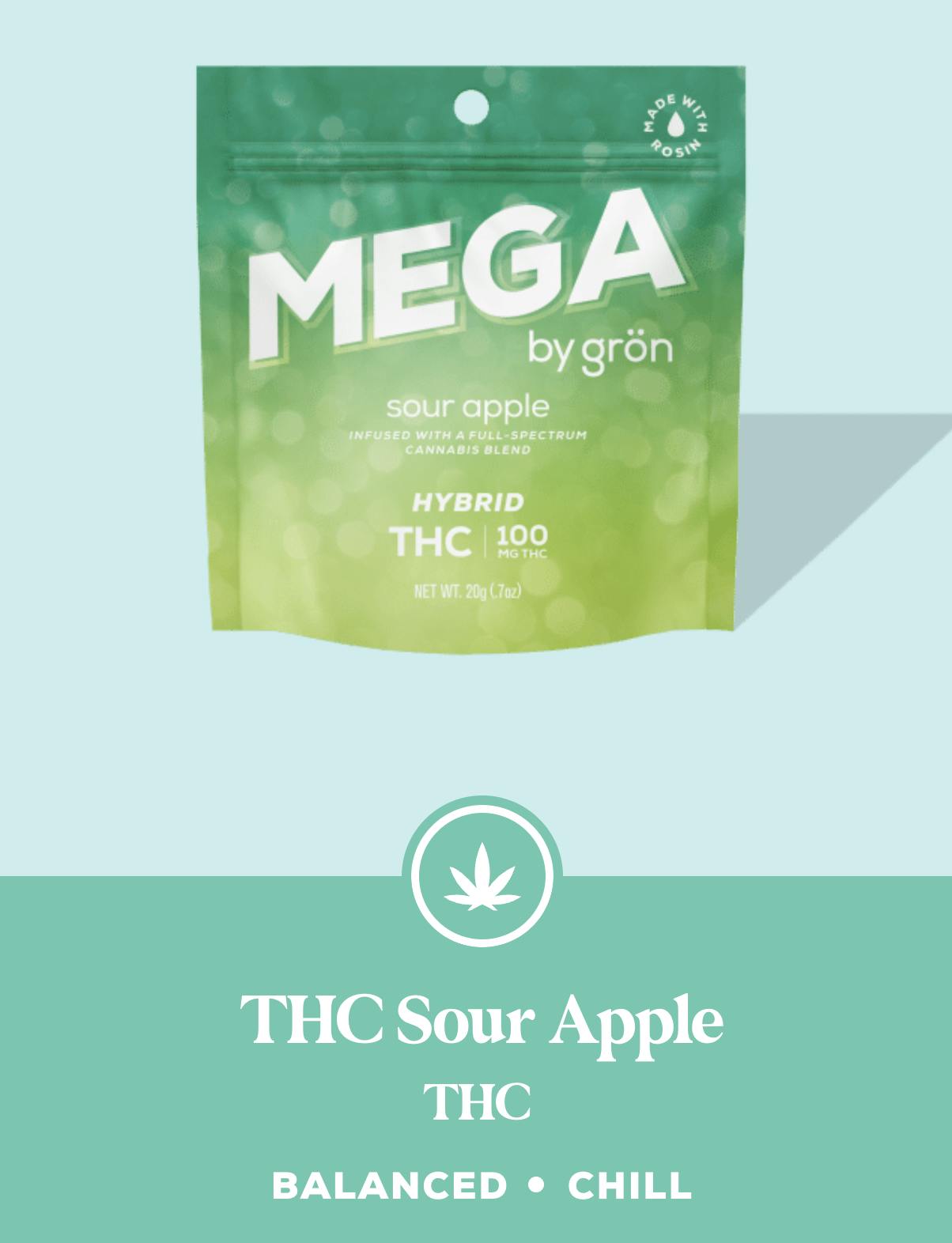 Product Mega Pearl | Big Apple (H) | 100mg | Gron