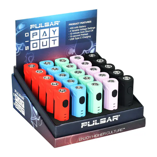 Pulsar 510 Payout Square Variable Voltage Vape Battery